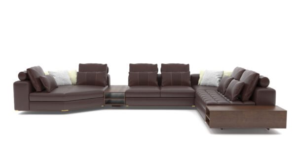 Paris Gerçek Deri Köşe Koltuk Takımı