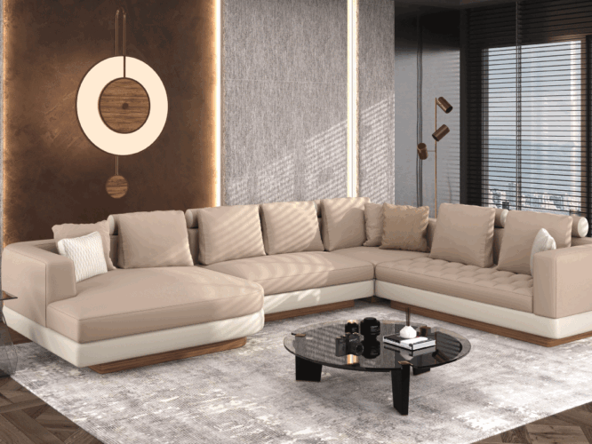 Vento Süet Köşe Koltuk Takımı