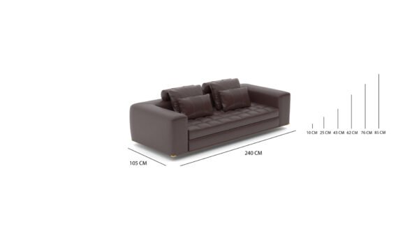 Paris Gerçek Deri Kanepe